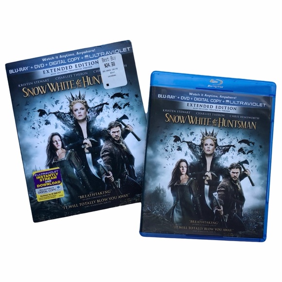 Blu-Ray + DVD Snow White & The Huntsman Extended Edition EUC - Picture 5 of 5